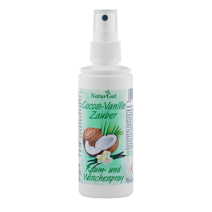 Raum-Wäschespray Cocos-Vanille Zauber 100ml - Ihr exotisches Raumduft-Duftspray