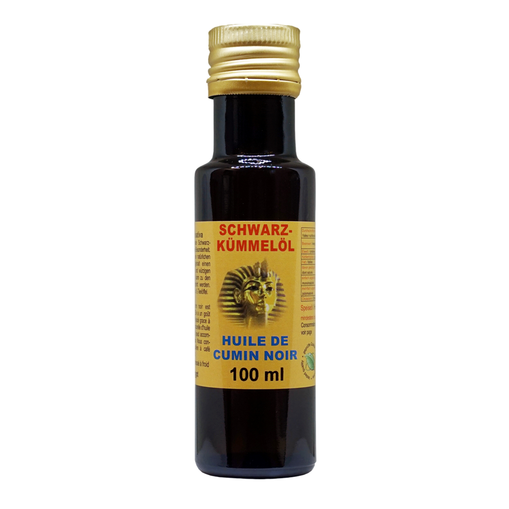 Schwarzkümmelöl 100ml Nigella sativa aus Ägypten Schwarzkümmelöl-konventionell-Kaltgepresst