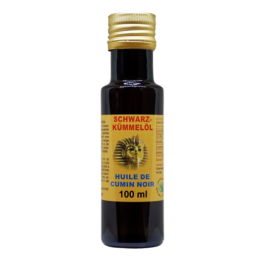 Schwarzkümmelöl 100ml Nigella sativa aus Ägypten Schwarzkümmelöl-konventionell-Kaltgepresst