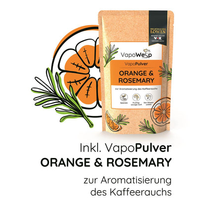 VapoWesp - Pulver Orange und Rosemary 100g Vapopulver Wespen Abwehrmittel