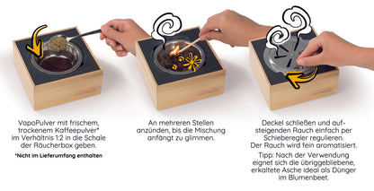 VapoWesp - Pulver Apple & Mint 100g Vapopulver Wespen Abwehrmittel