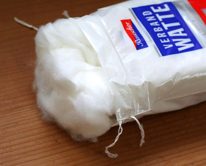 Verbandwatte 250g weiße Füllwatte reine Zellwolle Mullwatte