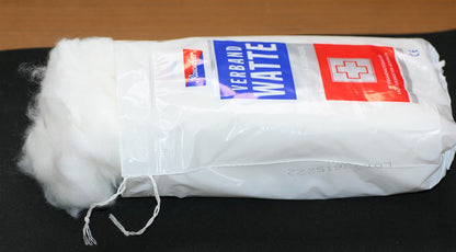 Verbandwatte 250g weiße Füllwatte reine Zellwolle Mullwatte