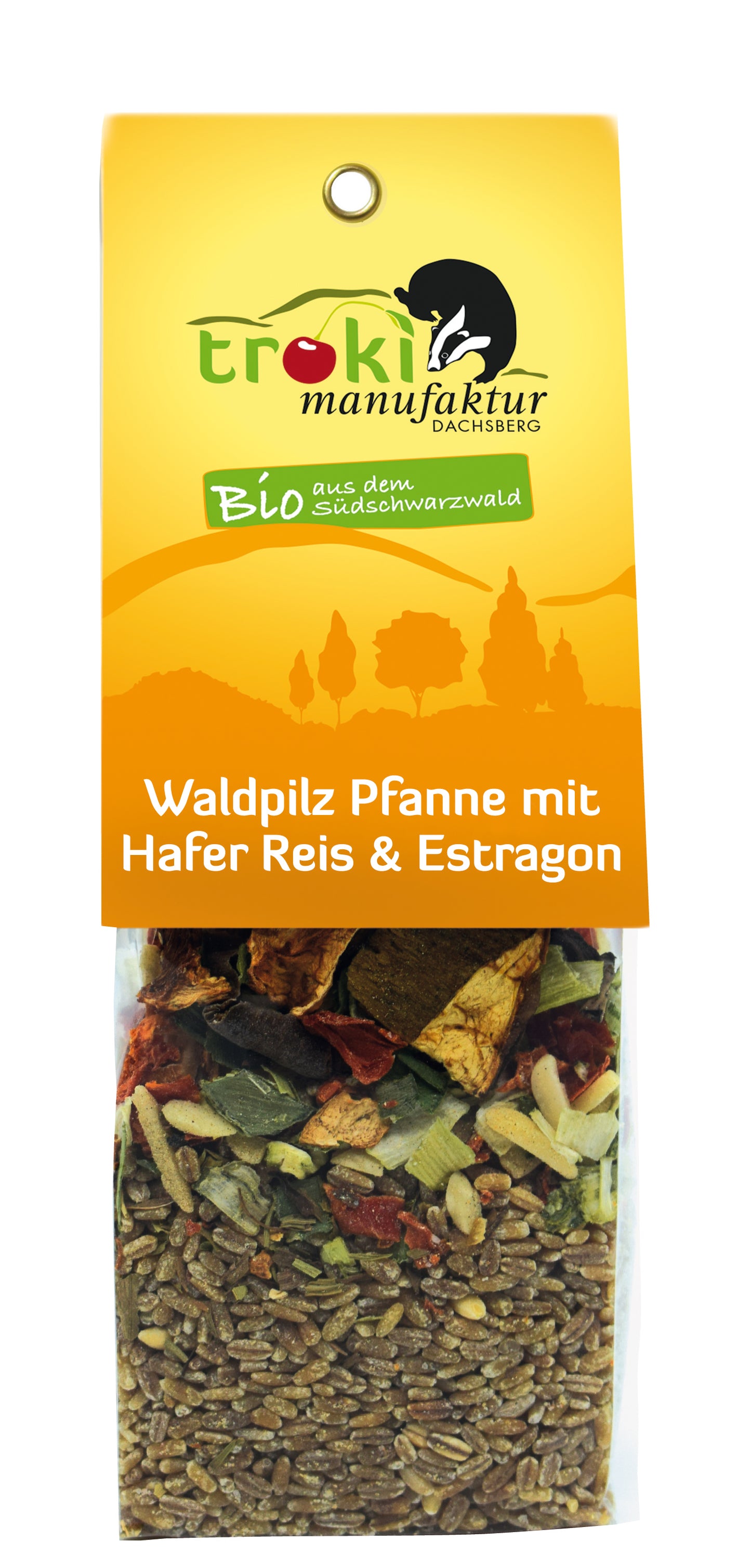 Waldpilz Pfanne mit Hafer Reis & Estragon 175g kbA