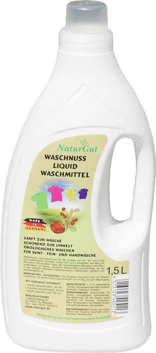 Sapdu Clean Waschnuss Liquid Flüssig Waschmittel aus Waschnüssen Ökologisch 1,5L