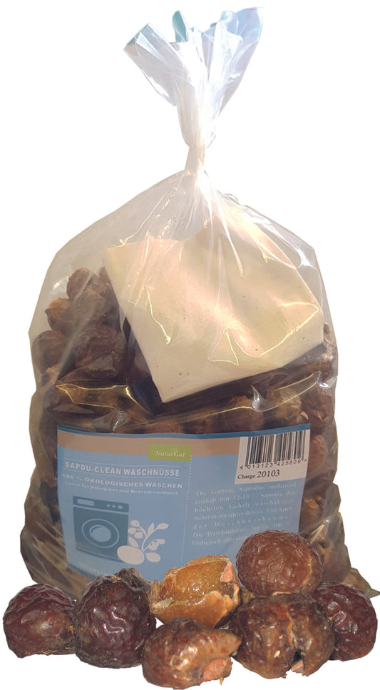 Waschnüsse Sapindus Mukorossi Allergiekergeeignet 100% biologisch natürlich Waschmittel 1kg