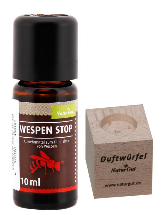 Wespen Stop Abwehr Wespenabwehr Abwehrmittel 10ml mit Duftwürfel