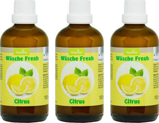 Wäsche Fresh Citrus Wäscheduft Wäscheparfüm Duft Konzentrat 3x100ml Sparpaket