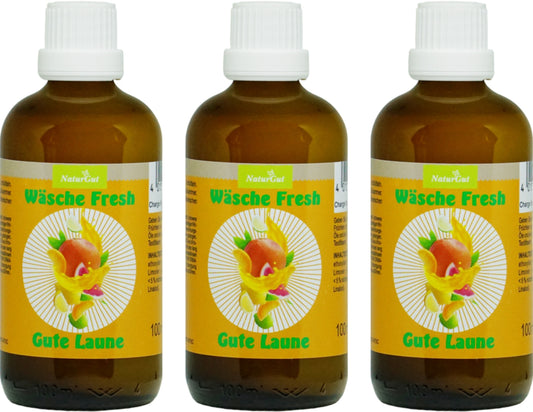 Wäsche Fresh Gute Laune Wäscheduft Wäscheparfüm Duft Blumenduft blumig 3x100ml Sparpaket