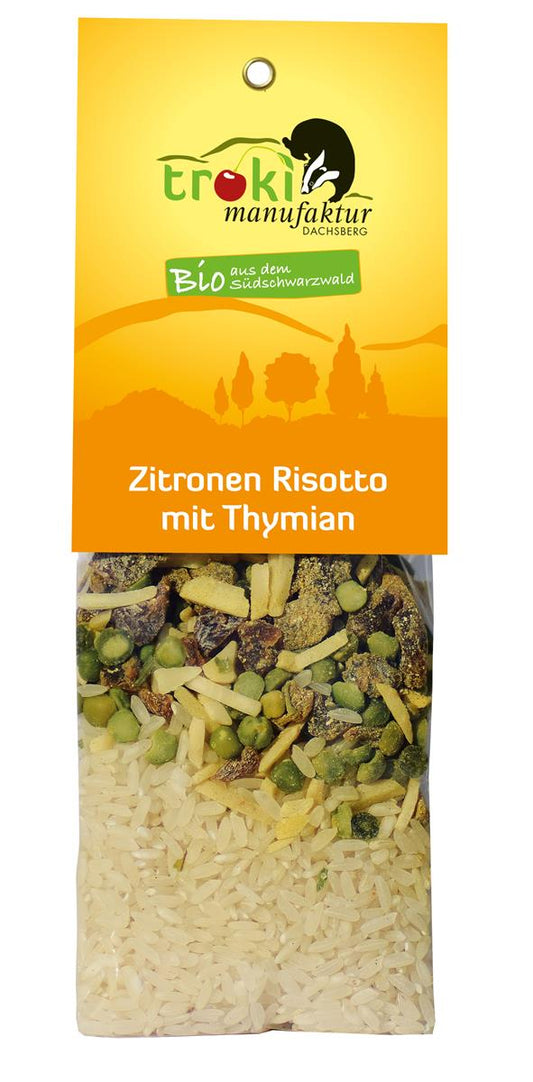 Risotto au citron et au thym 250g bio