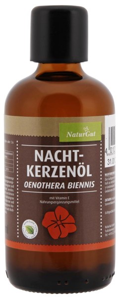 Nachtkerzenöl - Oenothera biennis, kaltgepresst 50ml mit Vitamin E