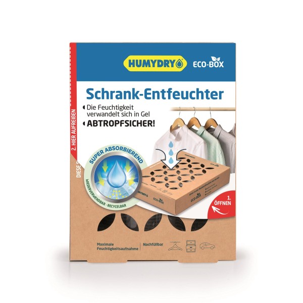 HUMYDRY® Raumentfeuchter Ecobox Schrank 200g