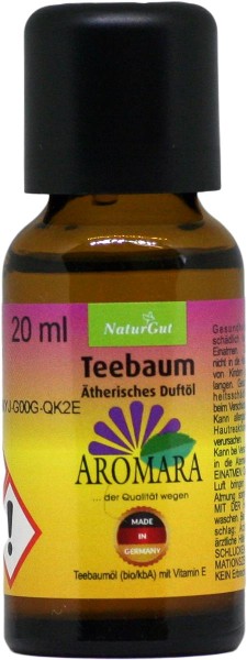 AROMARA Ätherisches Duftöl Teebaum Bio / Melaleuca alternifolia 20 ml