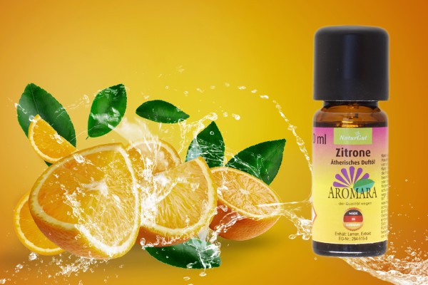 AROMARA Ätherisches Duftöl Zitrone Zitronenöl / Citrus limon 10 ml