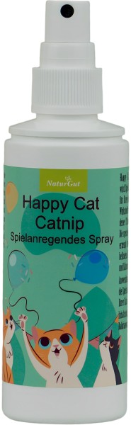 Happy Cat Catnip Katzen Spray Katzenminze Baldrianwurzel Spielanregendes Spray