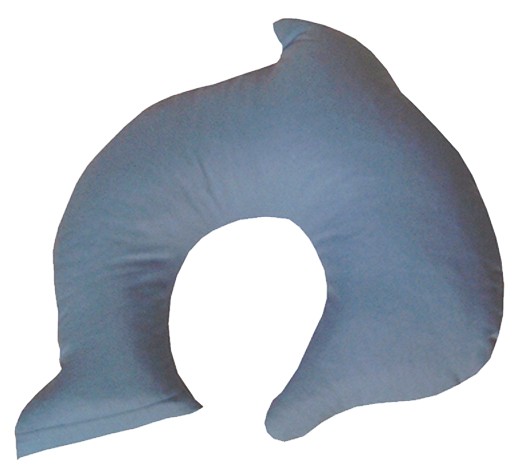 Dinkelnackenstütze Delfin (43x45) Dinkel Nackenrolle