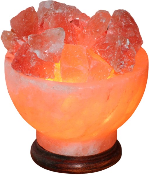 Kristallsalz Feuerschale Salz aus einem Vorgebirge des Himalaya/Pakistan Salzlampe