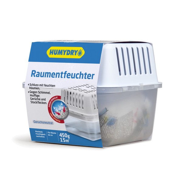 HUMYDRY® Raumentfeuchter Luftentfeuchter Compact 450g