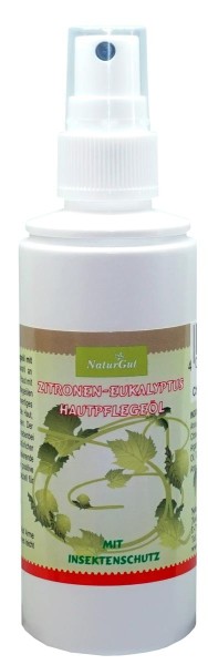 Zitronen-Eukalyptus Hautpflegeöl mit Insektenschutz Repellentwirkung Arganöl