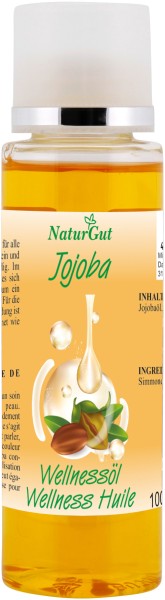 Wellness Körperpflegeöl Jojoba 100ml Hautpflegeöl Massageöl Jojobaöl