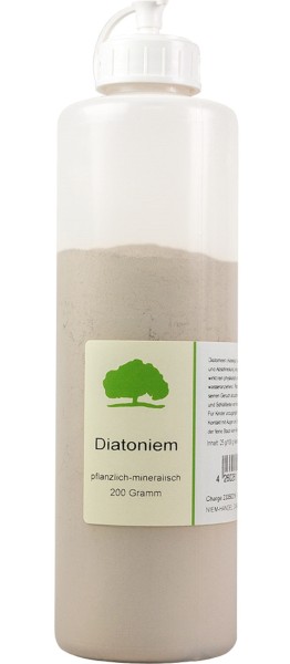Diato-Niem Haushaltspulver 200 g Diatomeenerde Kieselgur Niempresskuchen Neem