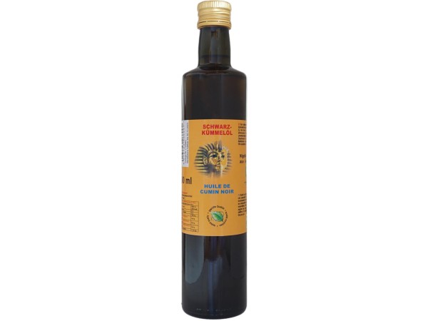 Schwarzkümmelöl Nigella Sativa aus Ägypten 500ml kaltgepresst pur naturrein