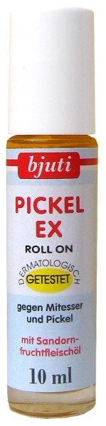 Pickel Ex Roll On mit Sanddornöl Pflege Behandlung Pickeln Mitessern Akne