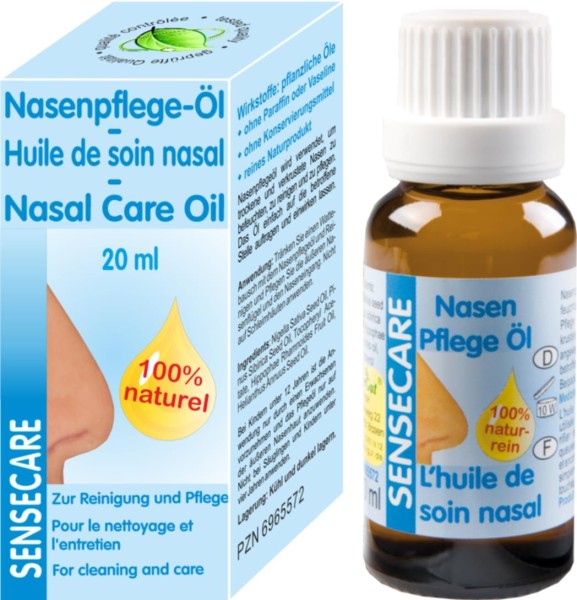 Sensecare Nasenpflegeöl Nasen Pflege-Öl Schwarzkümmelöl Zedernussöl Nasenöl