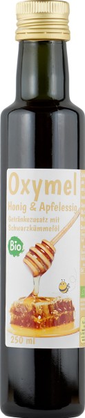 Bio Oxymel Schwarzkümmelöl 250 ml Getränkezusatz mit Honig & Apfelessig Sauerhonig