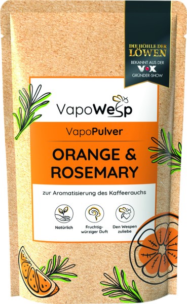 VapoWesp - Pulver Orange und Rosemary 100g Vapopulver Wespen Abwehrmittel