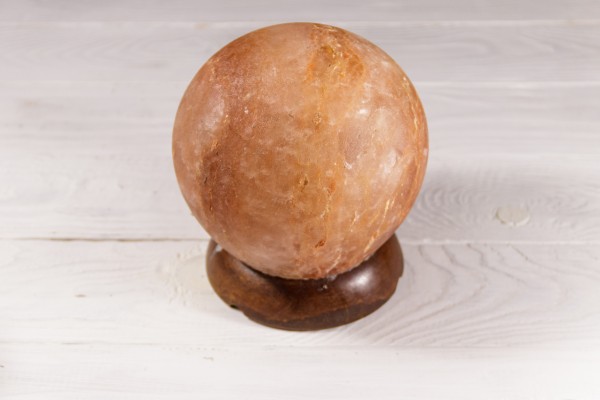 Runde Salzlampe "Kugel" 3-5 kg Kristallsalz Lampe aus dem Himalaya/Punjab/Pakistan