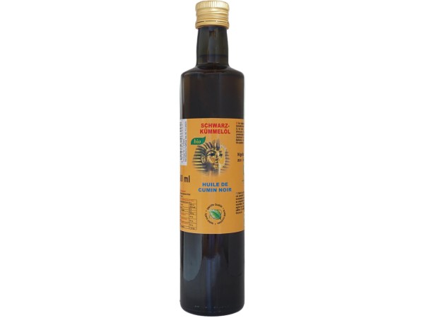 Bio Schwarzkümmelöl Nigella Sativa Ägypten 500ml kaltgepresst pur naturrein