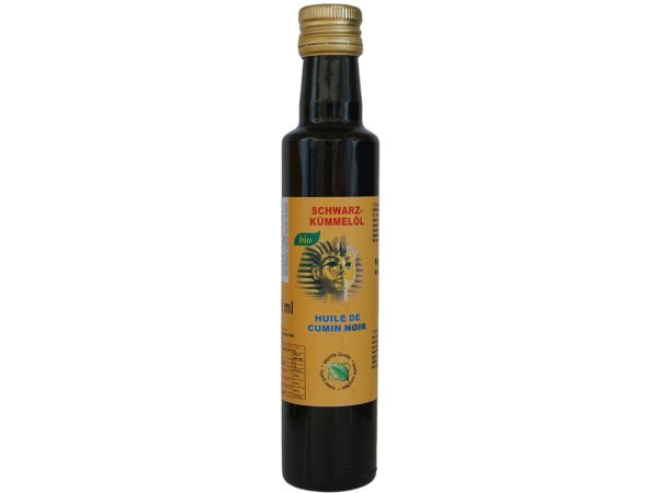 Bio Schwarzkümmelöl Nigella Sativa Ägypten 250 ml kaltgepresst pur naturrein