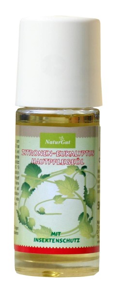 Zitronen-Eukalyptus Hautpflegeöl mit Insektenschutz Repellentwirkung 50ml